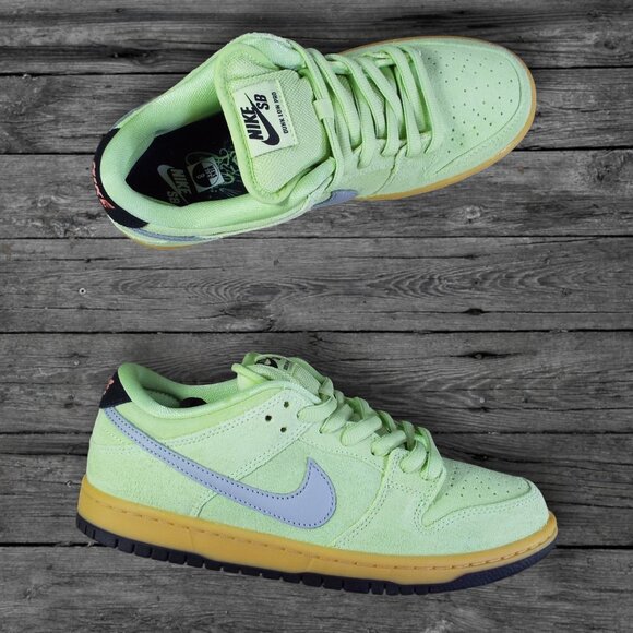 Nike SB Dunk Low Pro (Verdugo Mountain) Shoes / Lt. Liquid Lime (BRAND NEW) - Picture 6 of 6